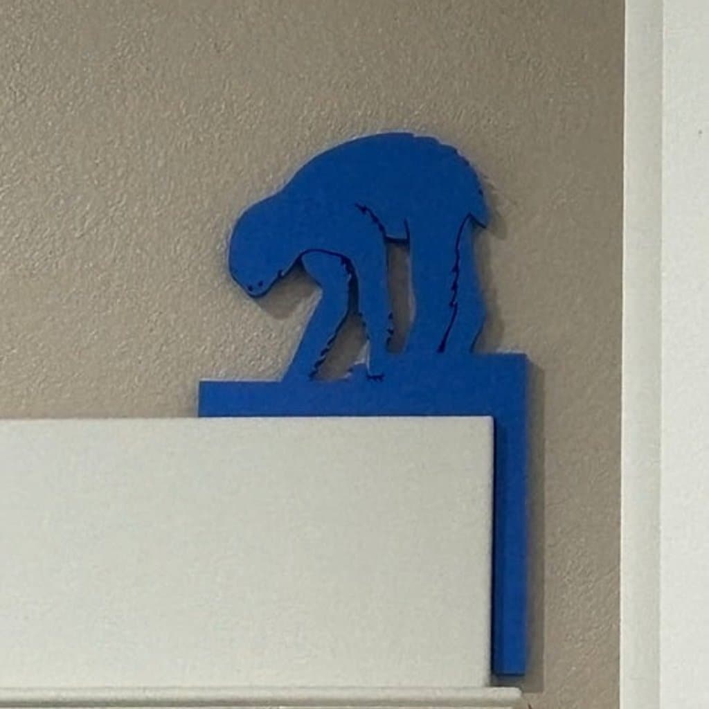 Hanging Sloth Door Topper 2-Pack | Eco-Friendly Decor | Made in the USA
