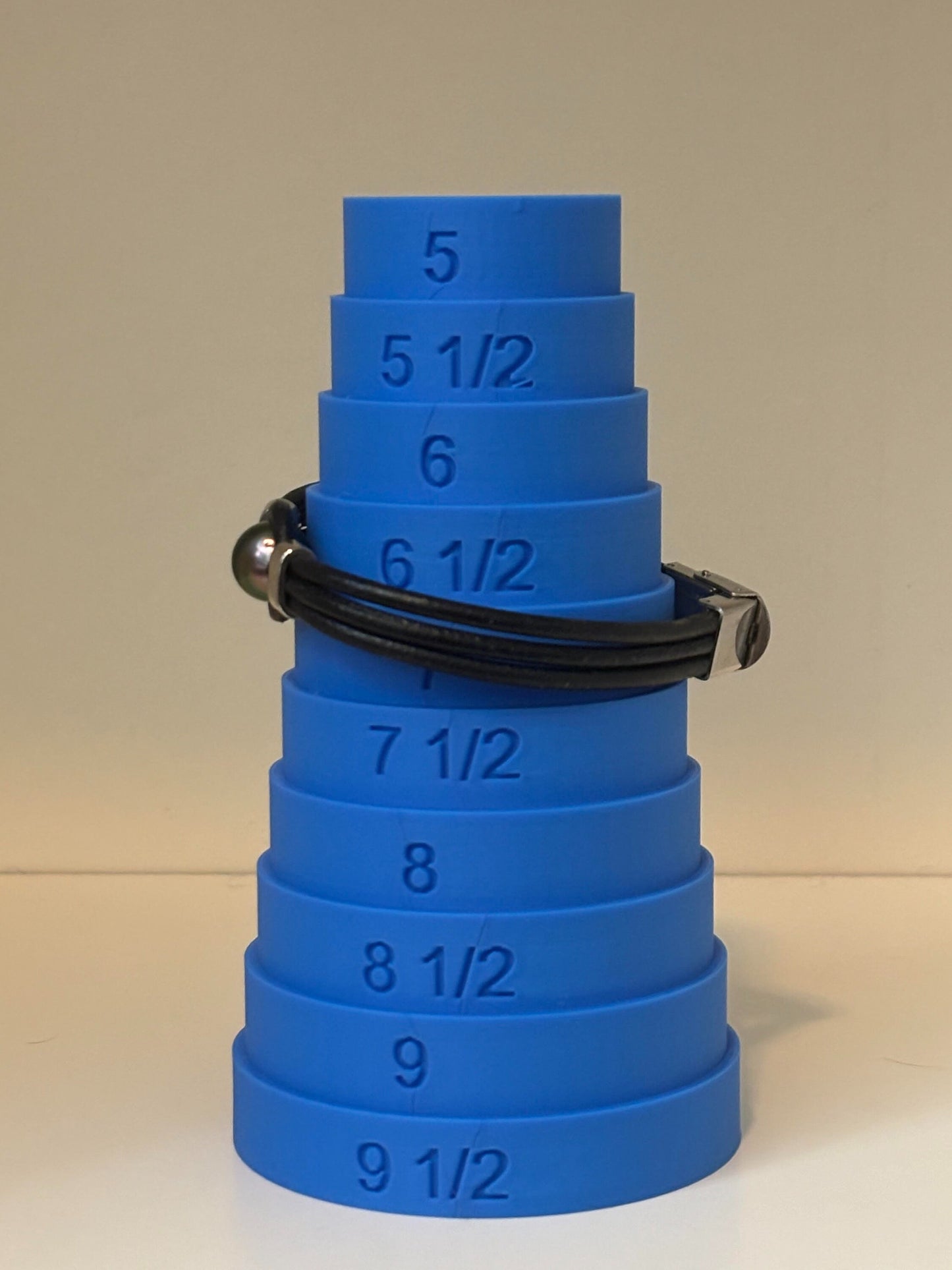 The Ultimate Bracelet Sizer and Mandrel for DIY Bracelets Ocean Blue Jewelry Making Must-Have - BatCountryCraftsUSA