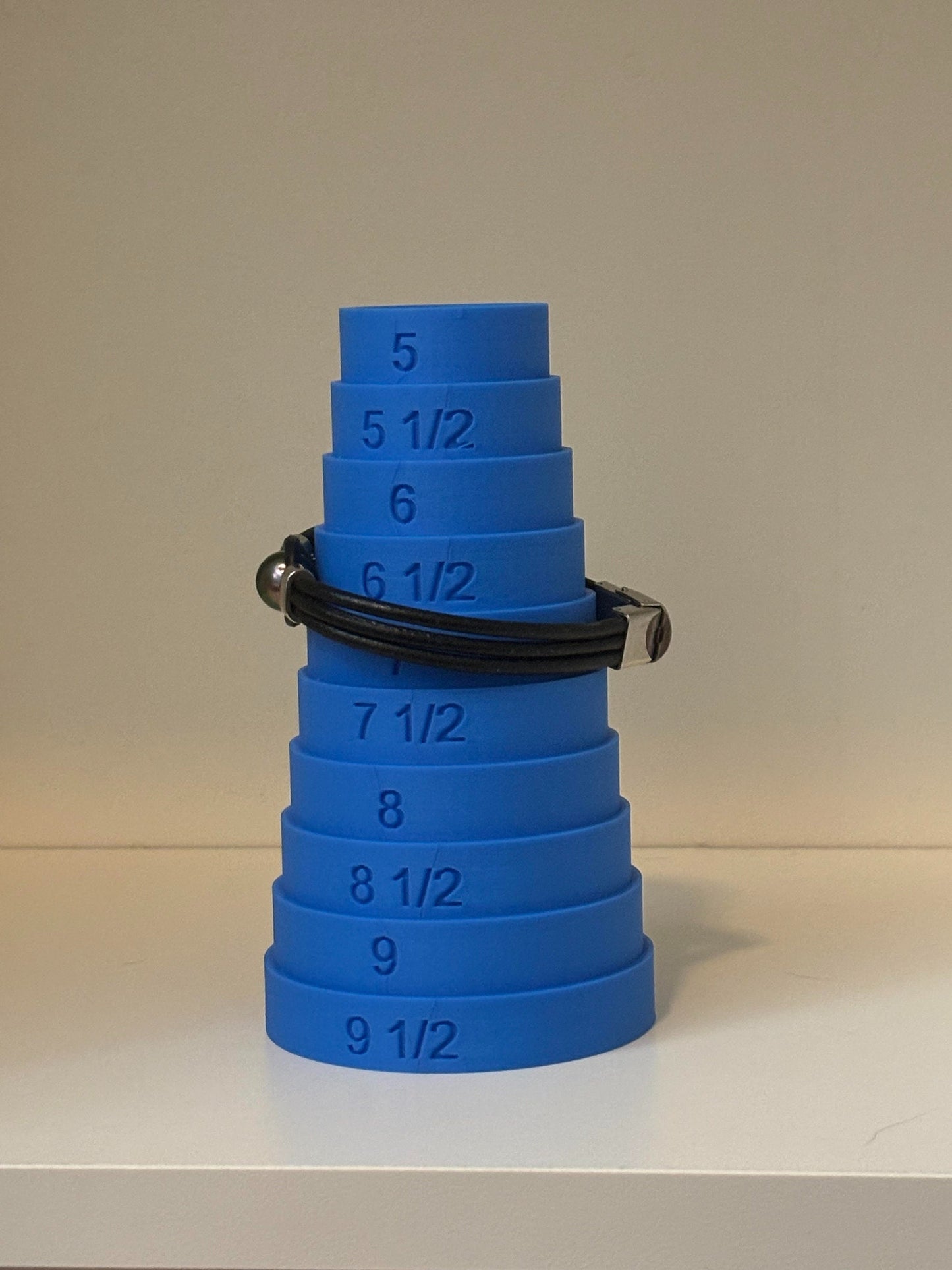 The Ultimate Bracelet Sizer and Mandrel for DIY Bracelets Ocean Blue Jewelry Making Must-Have - BatCountryCraftsUSA