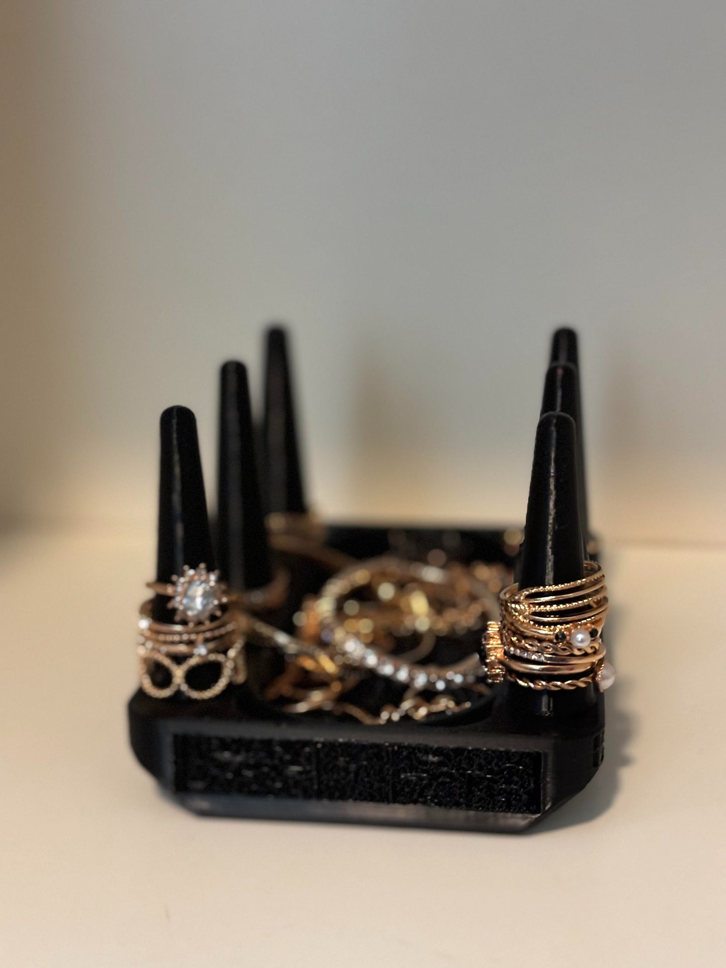 Gothic Jewelry Organizer | Ring Holder, Earring Display, Unique Gift, Vanity Organizer - BatCountryCraftsUSA