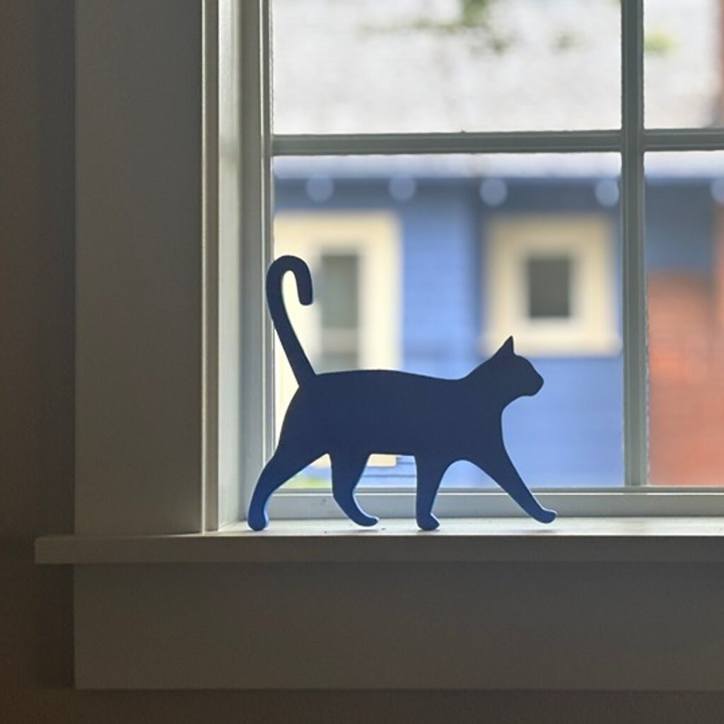 Magnificent Amur - Running Cat Door Topper - Made in USA - BatCountryCraftsUSA