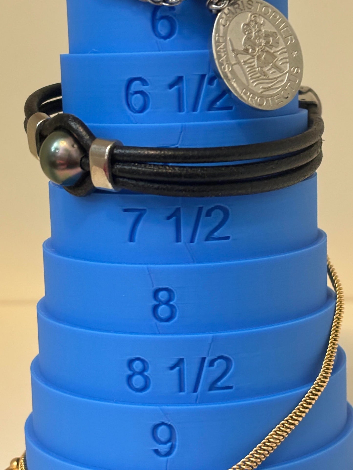 The Ultimate Bracelet Sizer and Mandrel for DIY Bracelets Ocean Blue Jewelry Making Must-Have - BatCountryCraftsUSA
