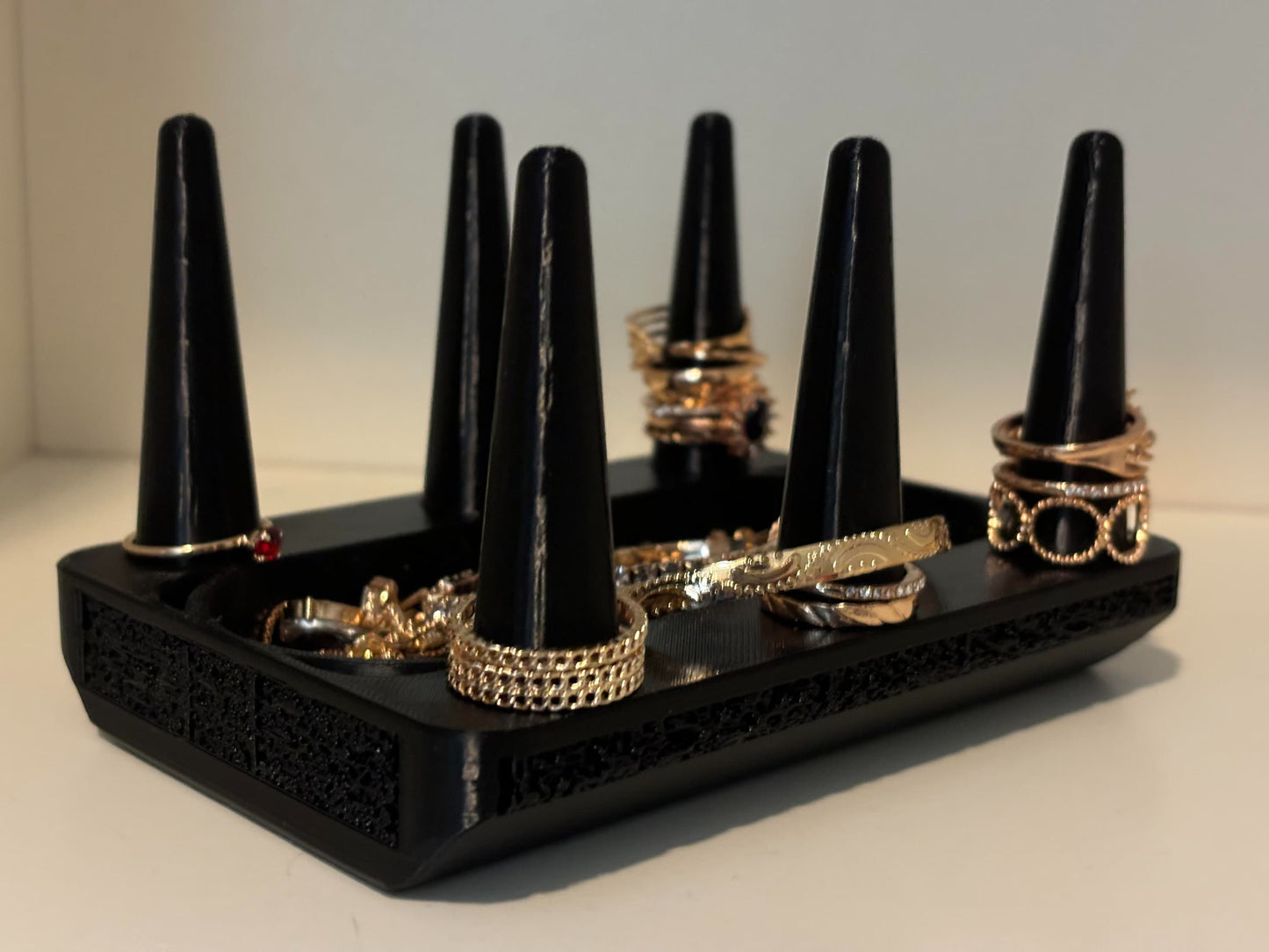 Gothic Jewelry Organizer | Ring Holder, Earring Display, Unique Gift, Vanity Organizer - BatCountryCraftsUSA