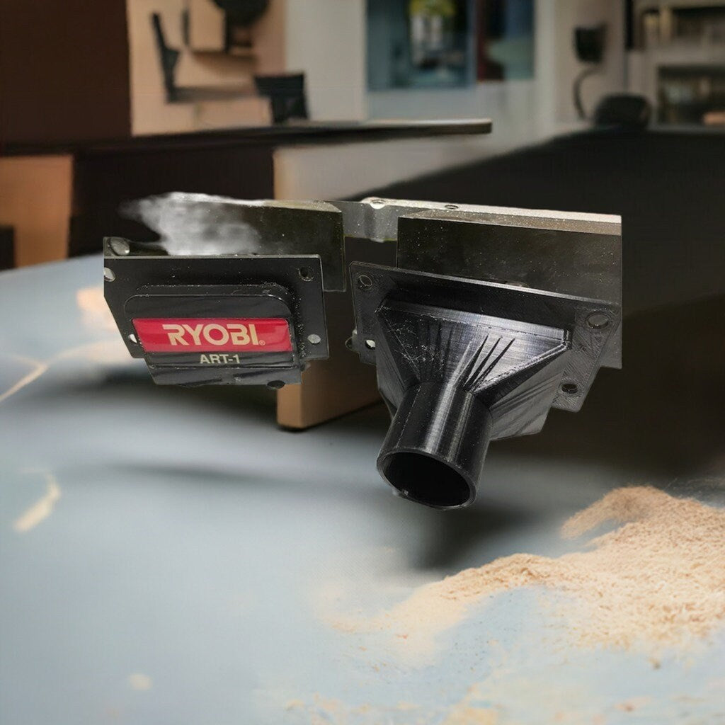 Ryobi ART-1 Router Table Dust Extraction Port - Upgrade for Cleaner Woodworking - BatCountryCraftsUSA