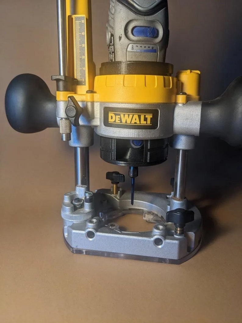 Dremel 3000 Adapter for Classic DeWalt Router Attachments - Expand Your Rotary Tool's Capabilities - BatCountryCraftsUSA