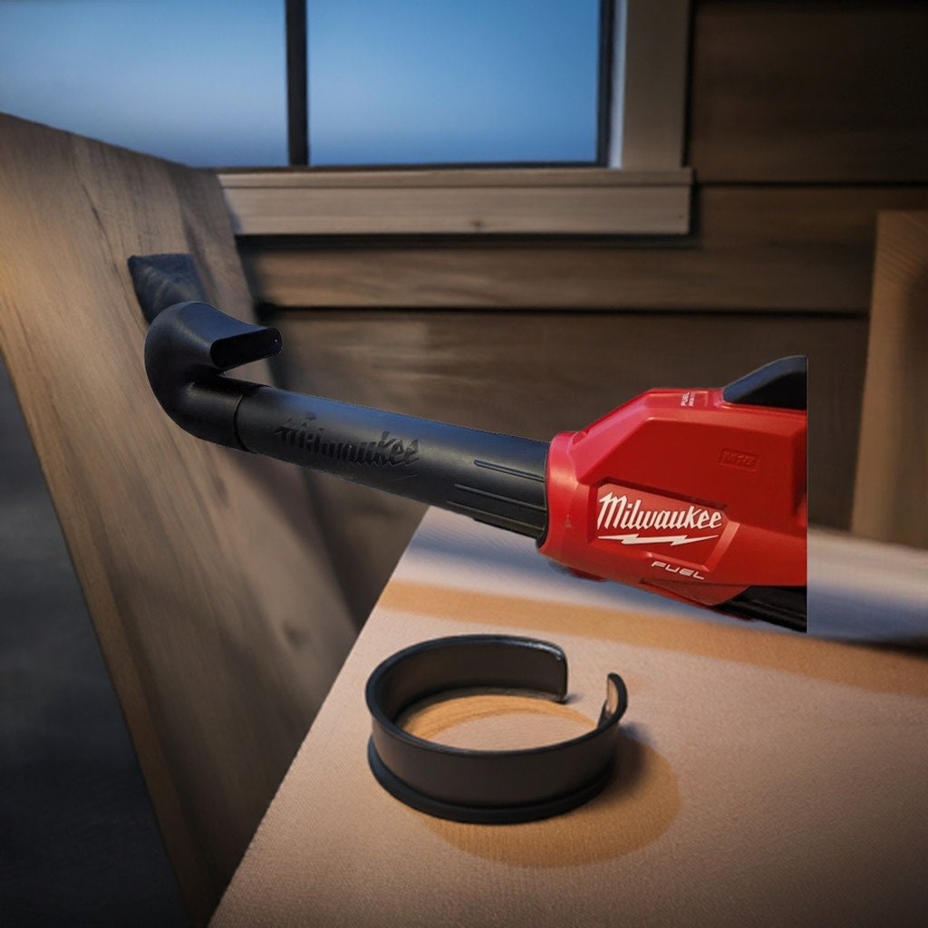 Milwaukee Leaf Blower Gutter Cleaning Attachment | Reach High Gutters | Efficient & Safe - BatCountryCraftsUSA