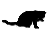 Halloween Black Cat Door Topper Grooming | Playful Feline Decor | Whimsical Accent 2025 - BatCountryCraftsUSA