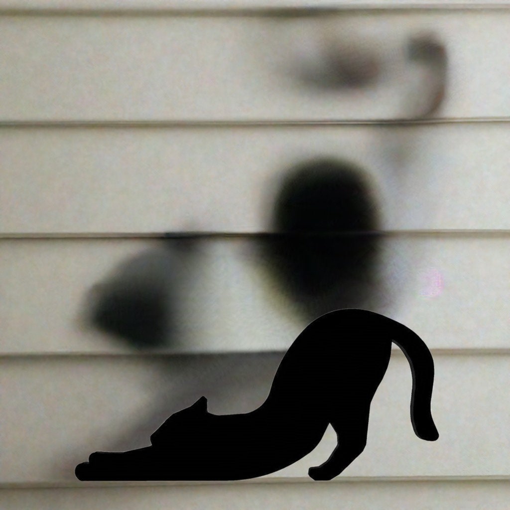 Spooky Halloween Black Cat Stretching Door Topper | Eerie Feline Decor | Elegant Accent 2025 - BatCountryCraftsUSA