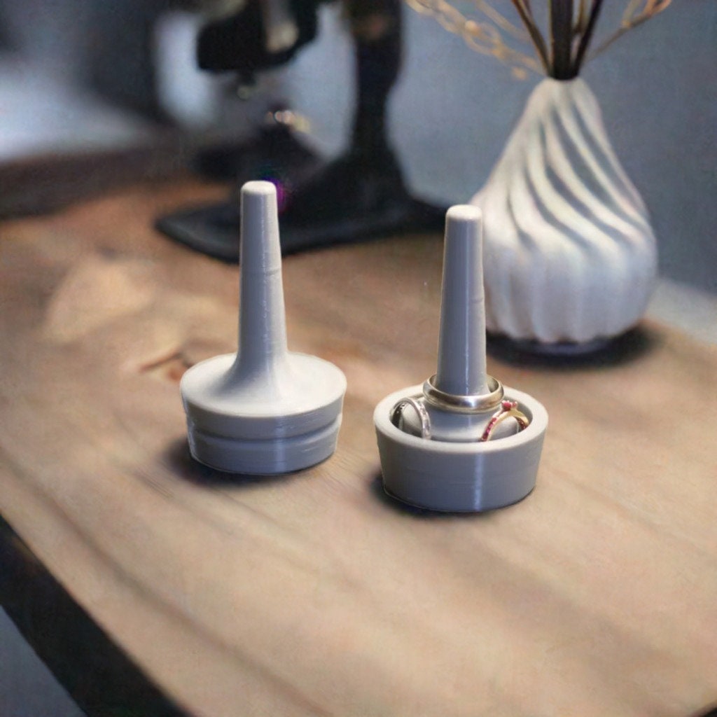 Simple Ring Holders - Elegant and Minimalistic Jewelry Display for Your Rings - BatCountryCraftsUSA