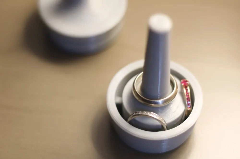 Simple Ring Holders - Elegant and Minimalistic Jewelry Display for Your Rings - BatCountryCraftsUSA