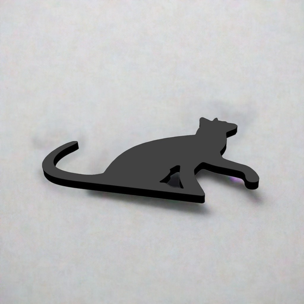 Halloween Black Cat Paw Door Topper | Spooky Feline Decor | Catty Accent 2025 - BatCountryCraftsUSA