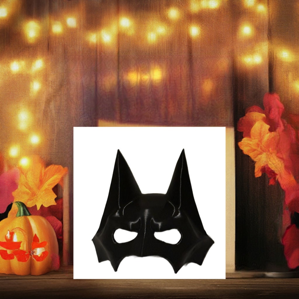 Gotham Bat Cat Mask: Ultimate Pet Costume for Halloween | Superhero Cat Mask for Cosplay & Dress-up - BatCountryCraftsUSA