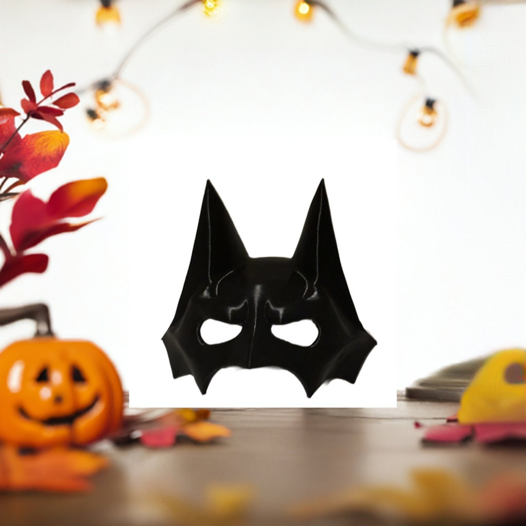 Gotham Bat Cat Mask: Ultimate Pet Costume for Halloween | Superhero Cat Mask for Cosplay & Dress-up - BatCountryCraftsUSA
