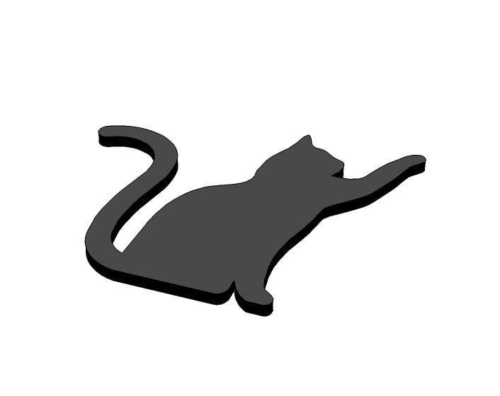 Spooky Halloween Black Cat Door Topper Reaching | Eerie Feline Decor | Creepy Accent 2025 - BatCountryCraftsUSA