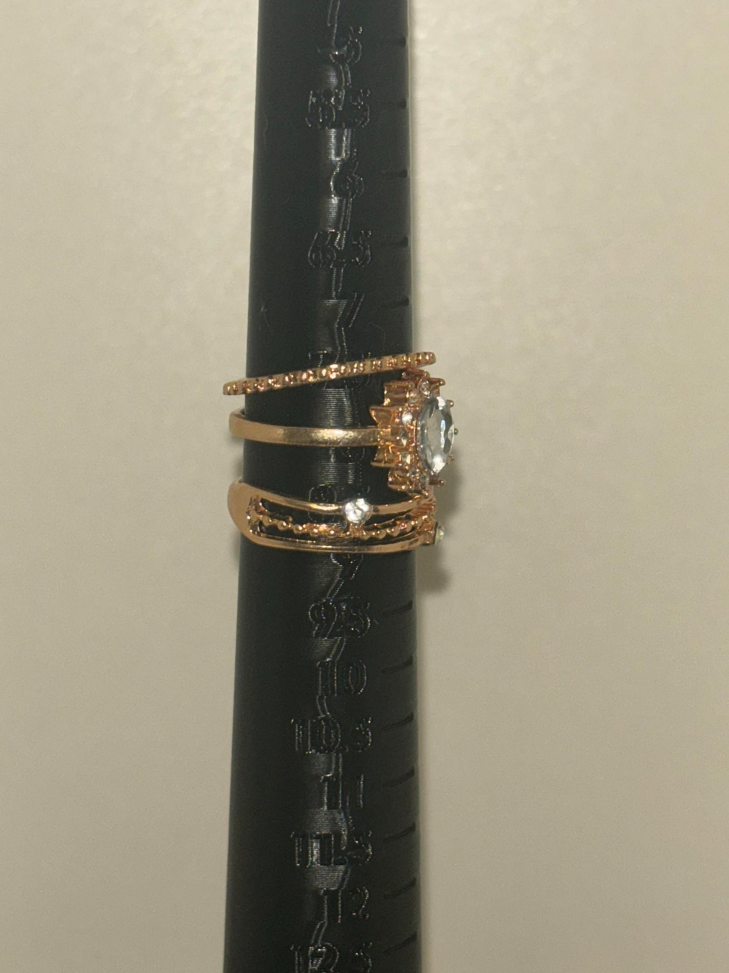 Jet Black Ring Size Tool: Jet Black Finger Gauge for DIY Jewelry Sizing