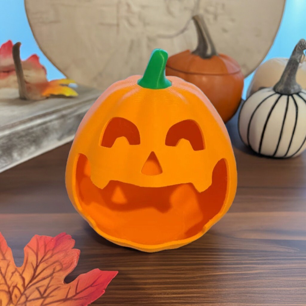 Small Pumpkin Candy Bowl - Perfect for Halloween Treats and Festive Decor - BatCountryCraftsUSA