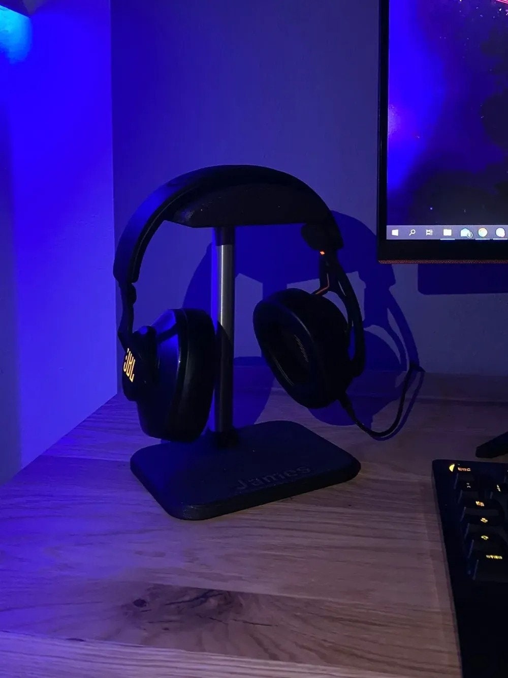 Custom Headphone Holder - Personalized Headphone Stand with Your Name