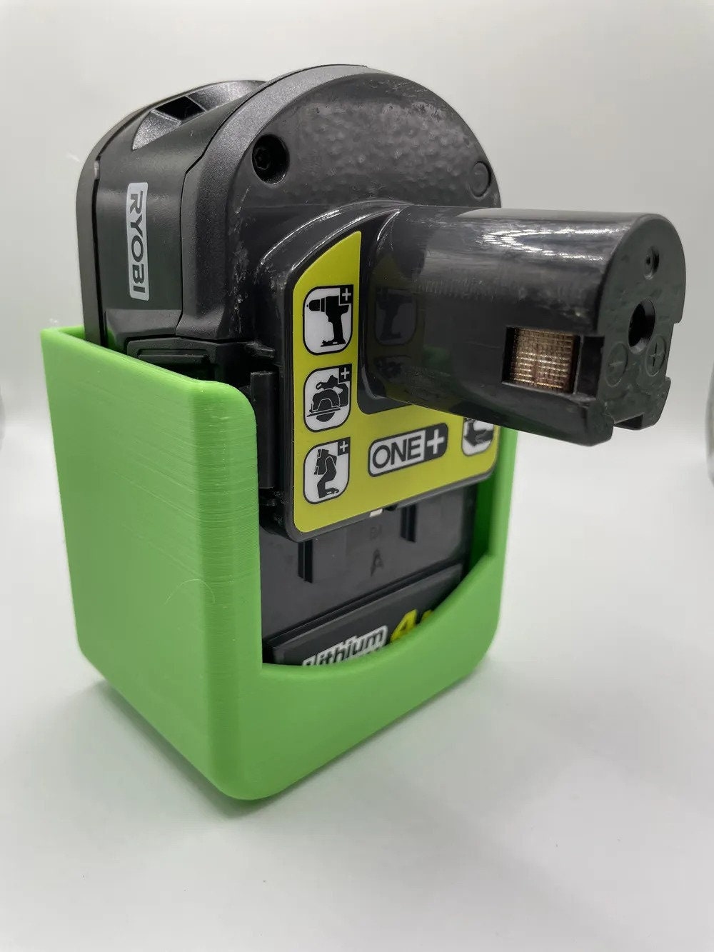 Ryobi One+ Battery Hanger - Convenient and Durable Storage Solution - BatCountryCraftsUSA
