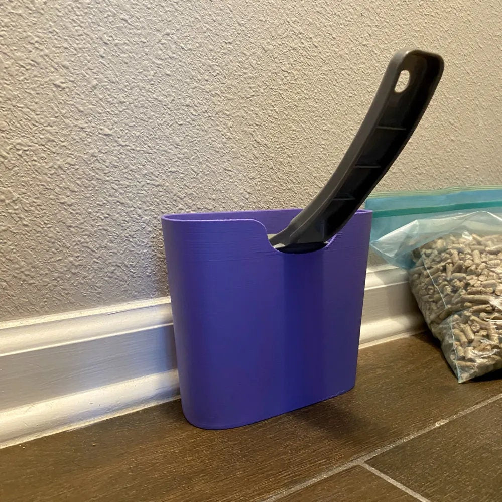 Litter Scoop Holder - Convenient Wall Mount for Easy Access and Organization - BatCountryCraftsUSA