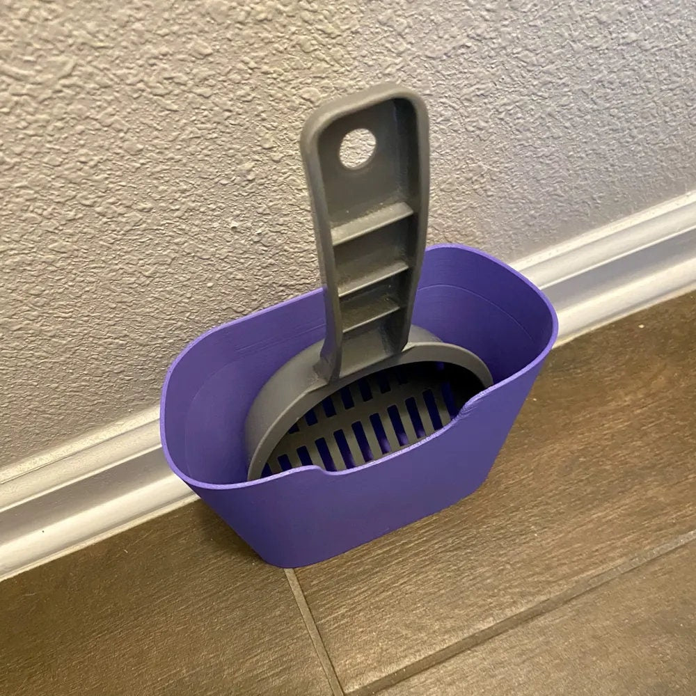 Litter Scoop Holder - Convenient Wall Mount for Easy Access and Organization - BatCountryCraftsUSA