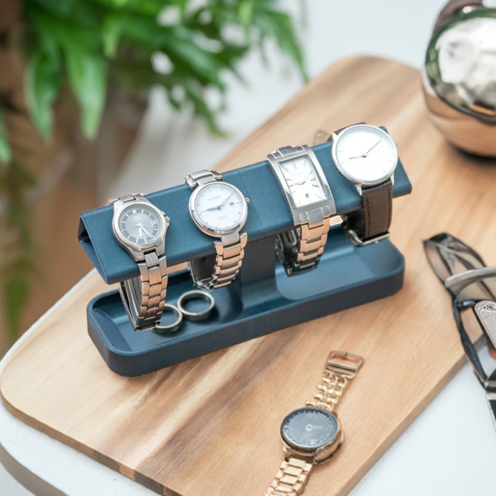 Elegant Watch & Jewelry Stand: Stylish Organizer for Her | Chic Bedroom Accent - BatCountryCraftsUSA