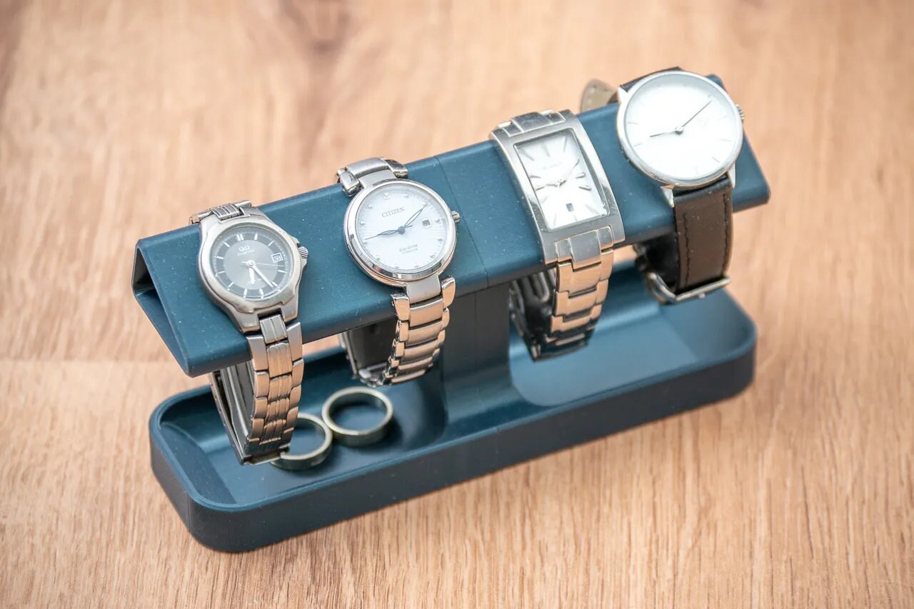 Elegant Watch & Jewelry Stand: Stylish Organizer for Her | Chic Bedroom Accent - BatCountryCraftsUSA