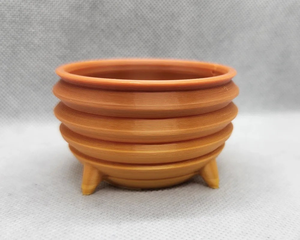 Groovy Cauldron with Feet - No Supports Needed for Fun Halloween Decor - BatCountryCraftsUSA