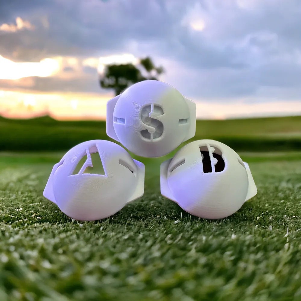 Golf Ball Marker - Personalized with Single Character - BatCountryCraftsUSA