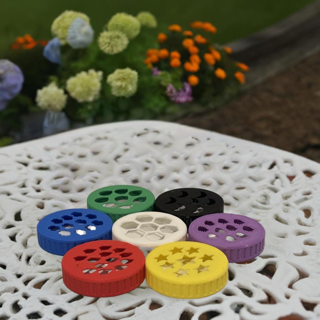 Plant Propagation Lid for Mason Jars | Hydroponic Plant Cuttings Station | Indoor Plant Accessories | Water Propagation | Custom Colors - BatCountryCraftsUSA