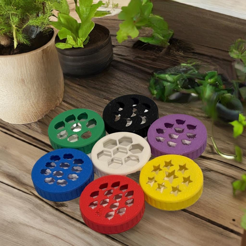 Plant Propagation Lid for Mason Jars | Hydroponic Plant Cuttings Station | Indoor Plant Accessories | Water Propagation | Custom Colors - BatCountryCraftsUSA