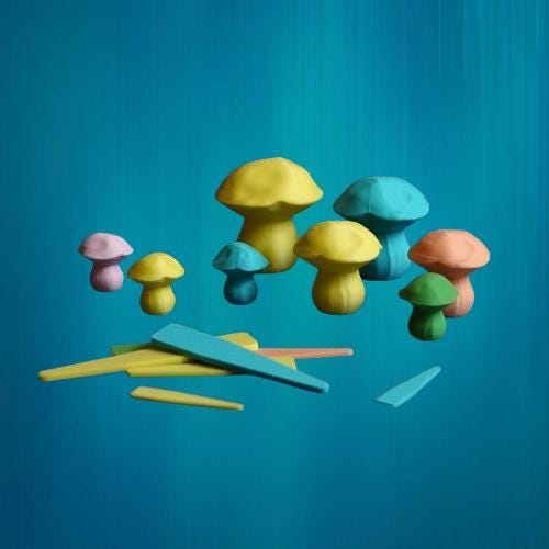 Cute Mushroom Garden Decoration Boletus Edulis | Garden Stake Miniature Outdoor Plant Decor | Weather Resistant Garden Ornament Gift - BatCountryCraftsUSA
