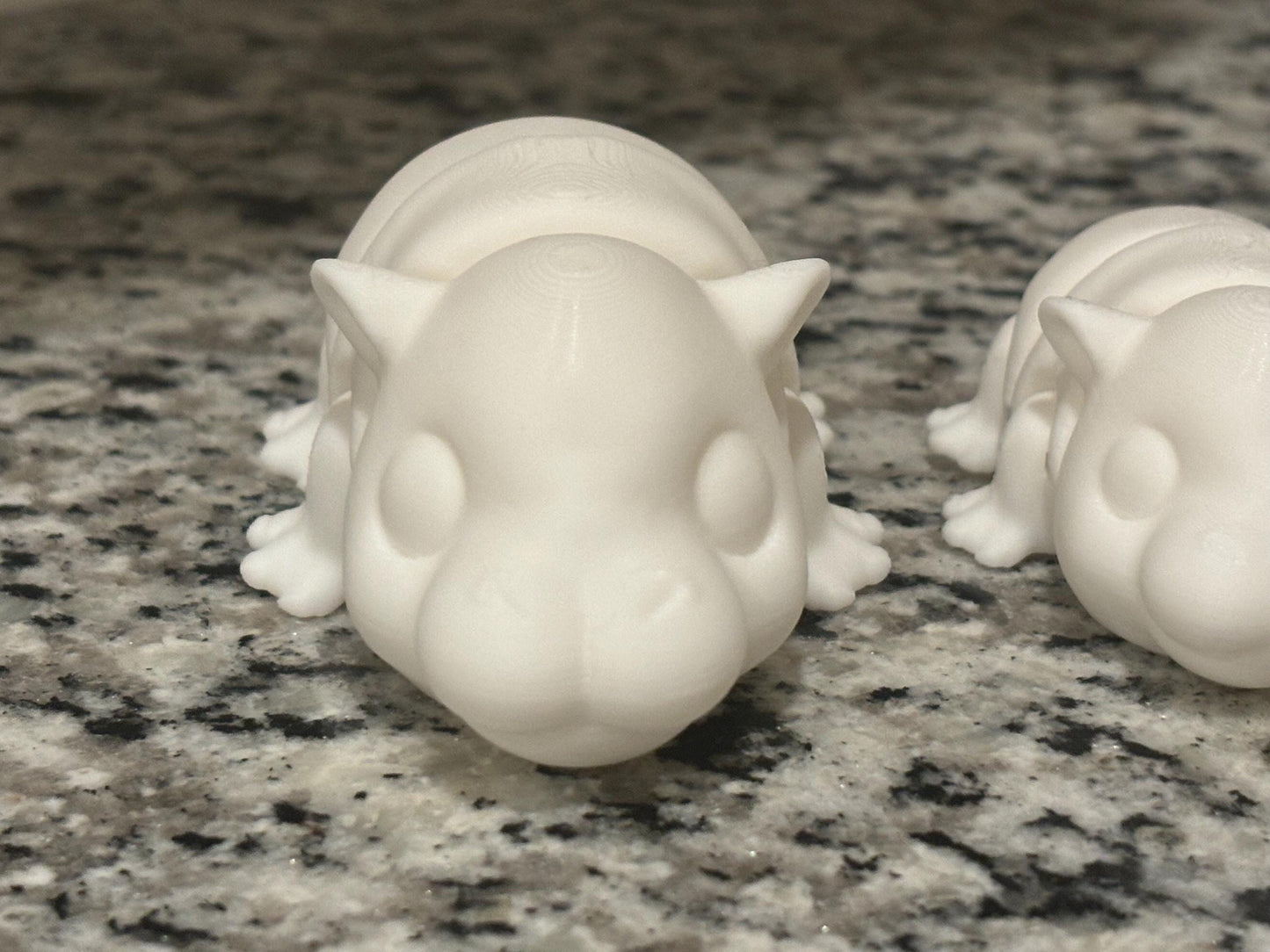 Moo Deng the Hippo Paintable Articulated Hippo - Poseable Desk Decor, DIY Paint Kit, Flexible 3D Printed Figurine, Custom Gift, 4 Sizes - BatCountryCraftsUSA