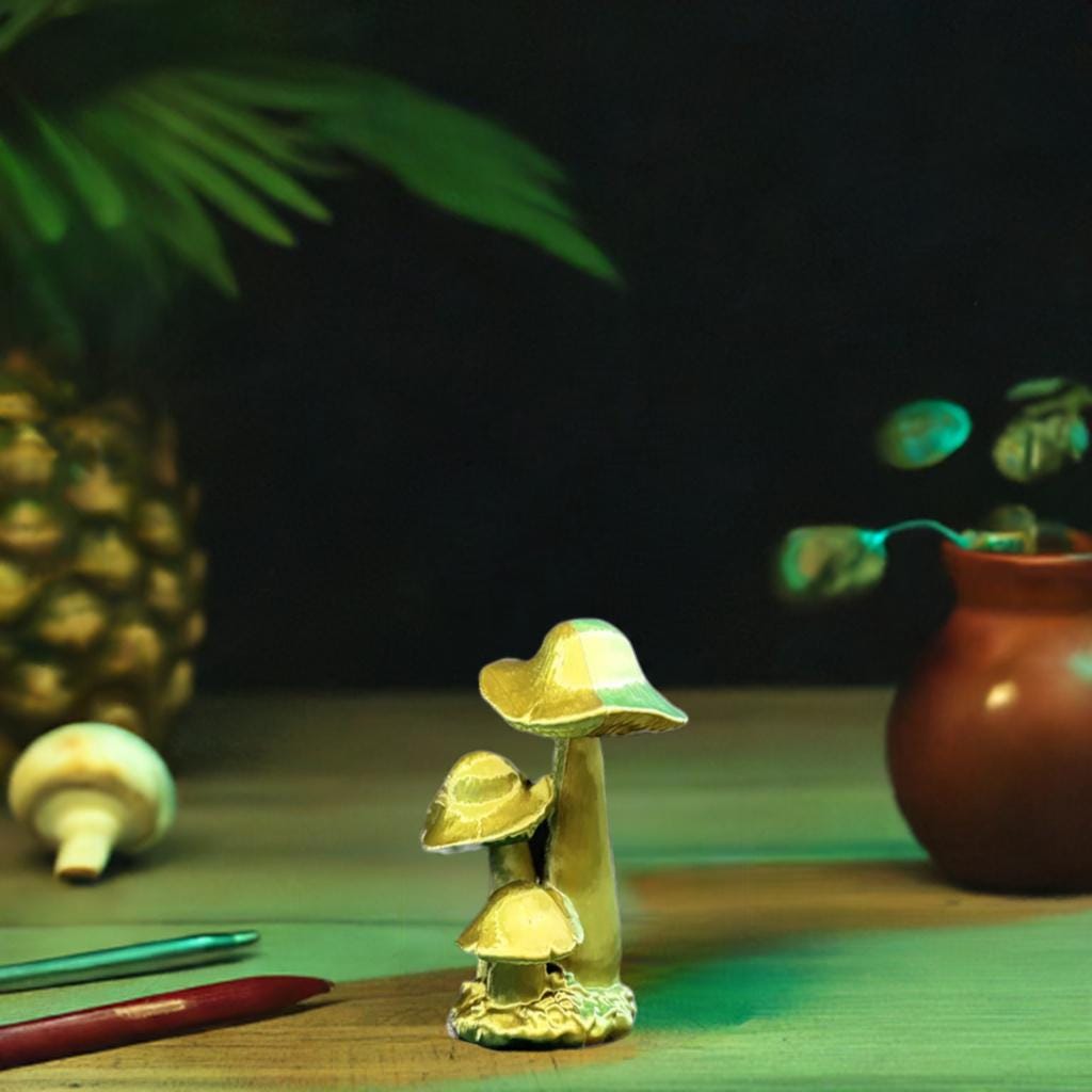 Magical Desktop Mushroom Woodland Office Decor Forest Inspired Desk Art Nature Accent Piece Enchanted Fungi Display - BatCountryCraftsUSA