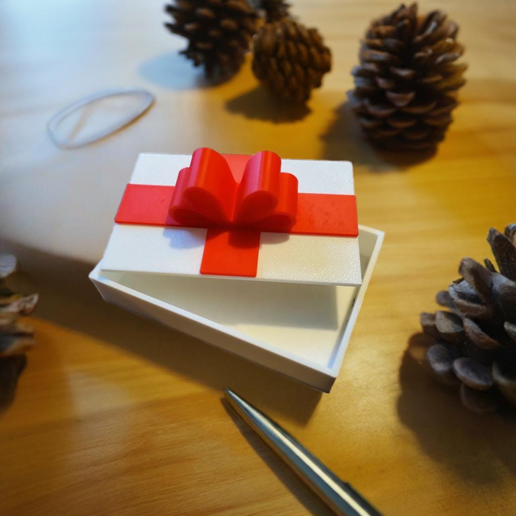 Gift Card Surprise Box - Holiday Money/Card Holder - Special Present Reveal Design Ribbon Gift Box Birthday Christmas Card Presentation - BatCountryCraftsUSA
