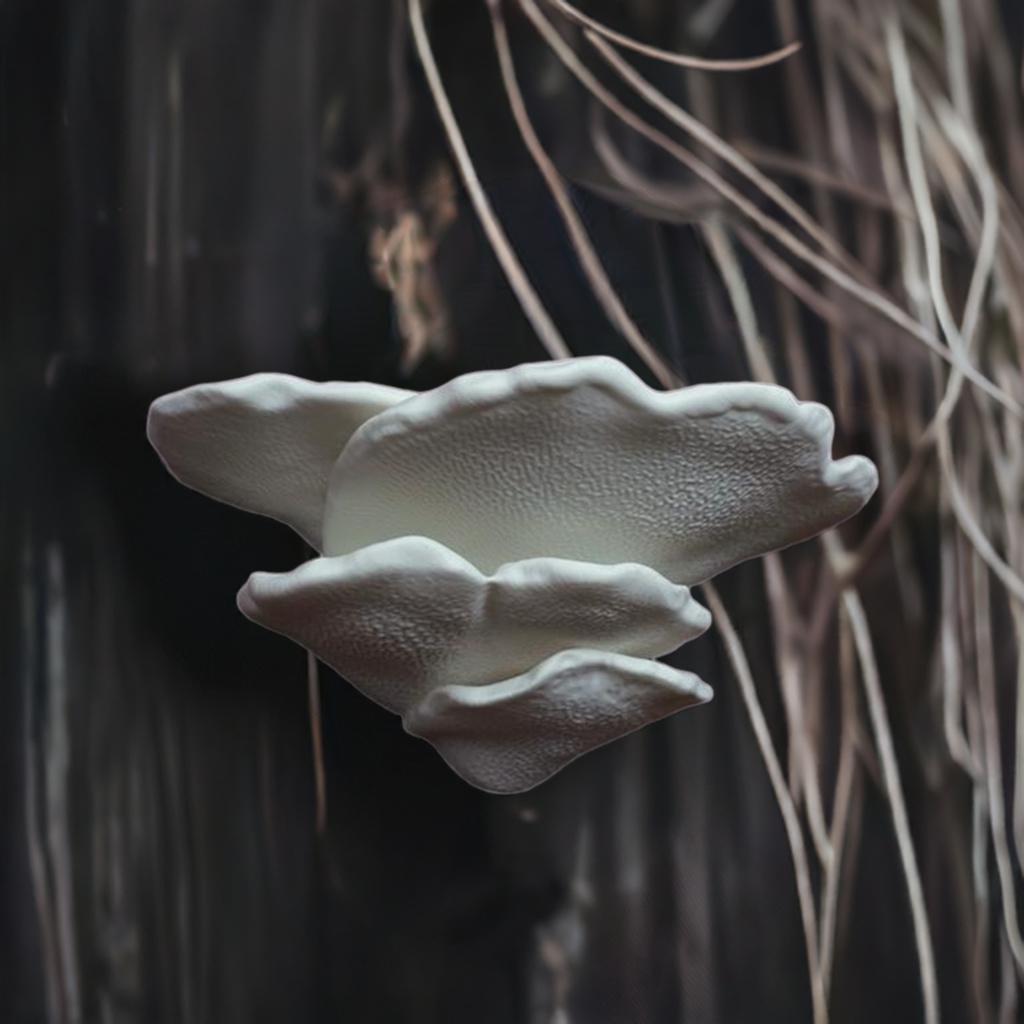 Lumpy Bracket (Trametes Hirsuta) Wall Shelf Display Stand | Wood Decay Fungi Decor Rack | Forest Mushroom Storage Organization - BatCountryCraftsUSA