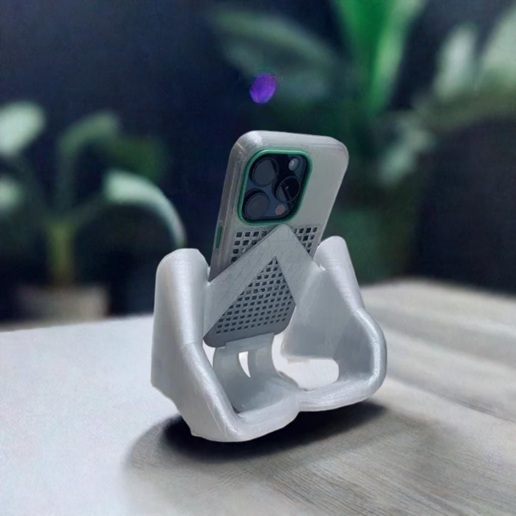 Phone Speaker Stand & Charger Dock | Natural Sound Amplifier | Desk Phone Holder | Audio Booster | Office Phone Stand - BatCountryCraftsUSA