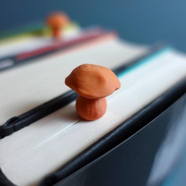 Porcini Mushroom - Bookmark Nature Inspired Page Marker - Woodland Reading Gift - Forest Book Clip -Magical Fungi Design Reader Gift - BatCountryCraftsUSA