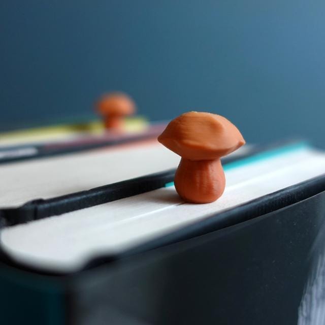 Porcini Mushroom - Bookmark Nature Inspired Page Marker - Woodland Reading Gift - Forest Book Clip -Magical Fungi Design Reader Gift - BatCountryCraftsUSA