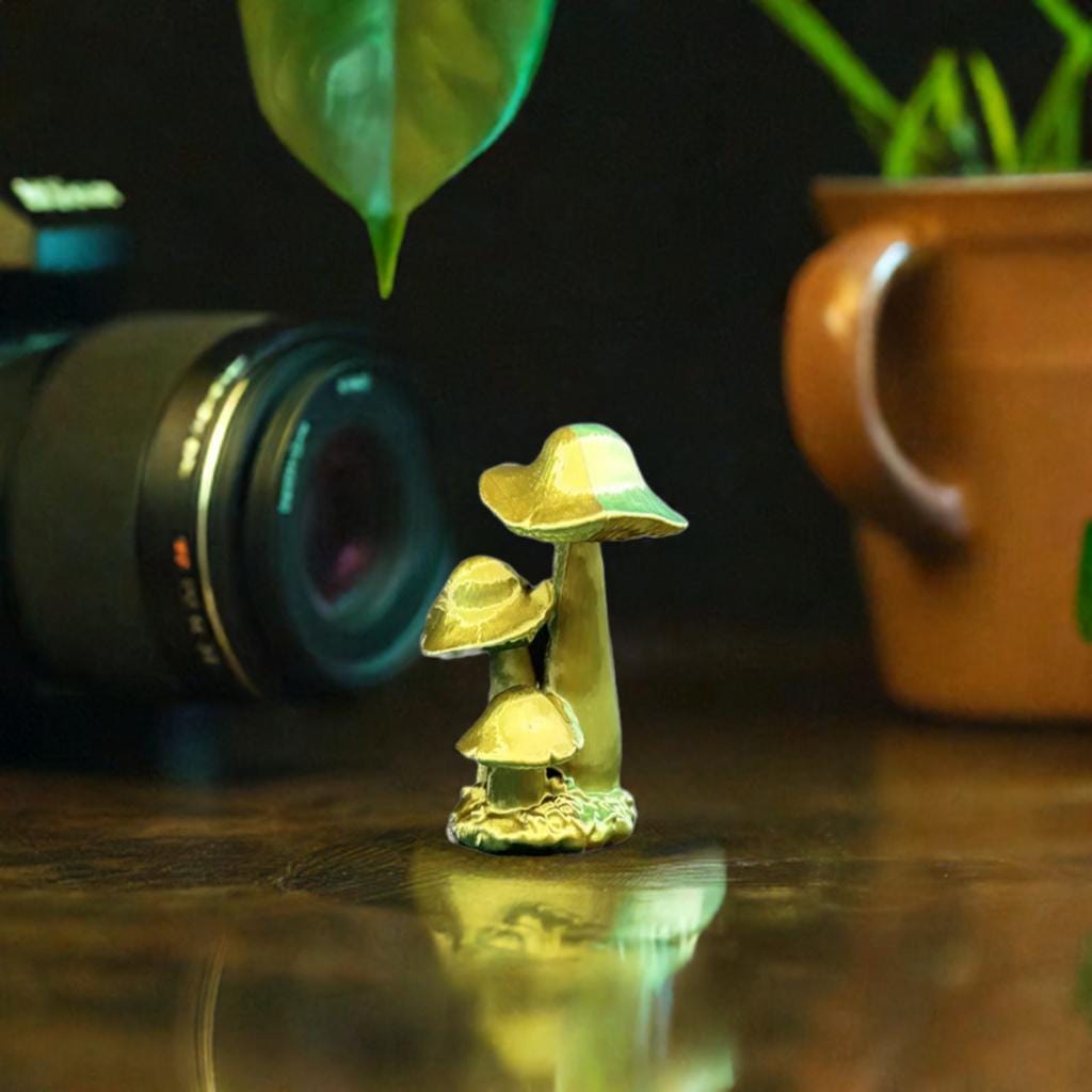 Magical Desktop Mushroom Woodland Office Decor Forest Inspired Desk Art Nature Accent Piece Enchanted Fungi Display - BatCountryCraftsUSA