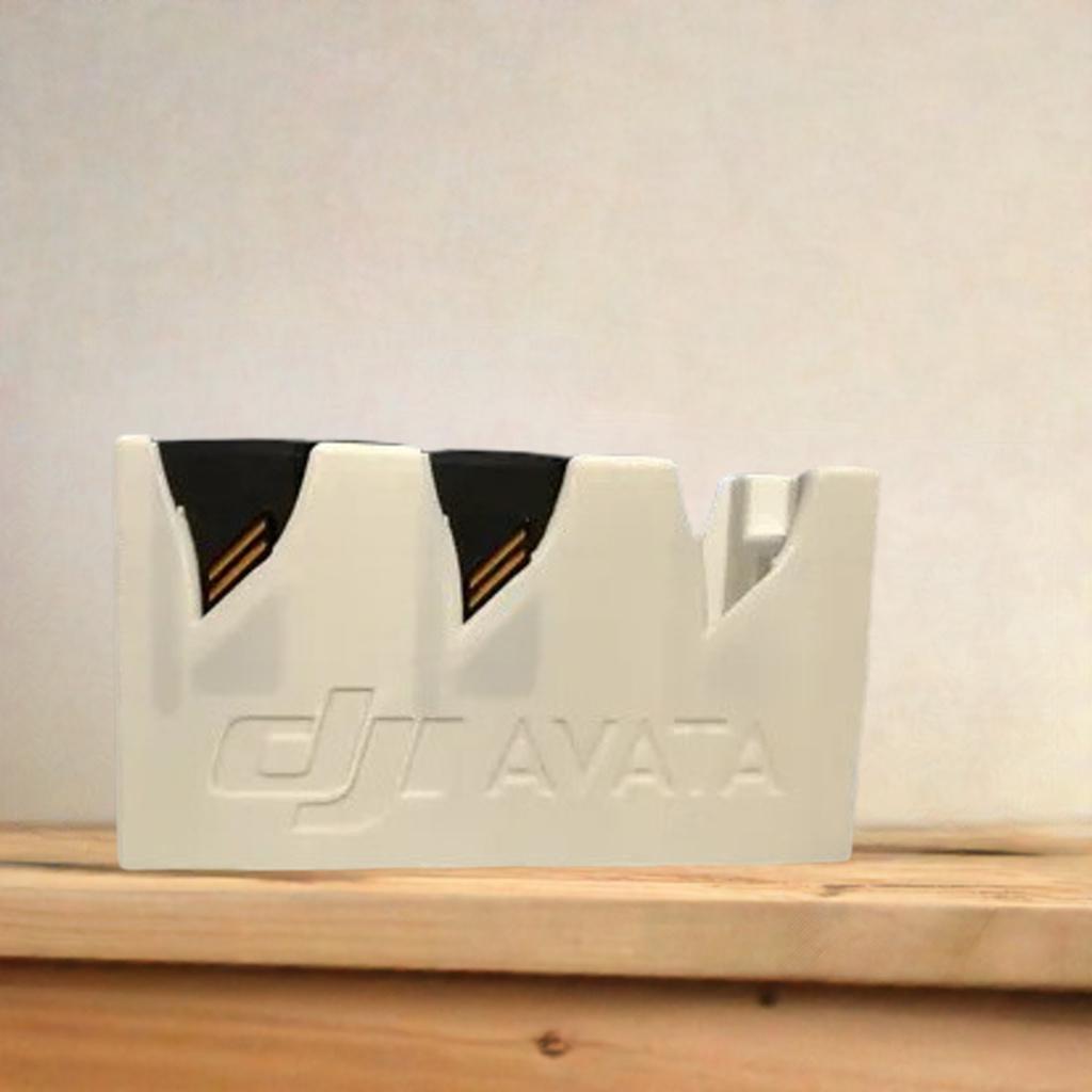 RC Avata FPV Battery Holder | Compact DJI Battery Storage Mount | Drone Battery Organizer | Safe Battery Storage System - BatCountryCraftsUSA