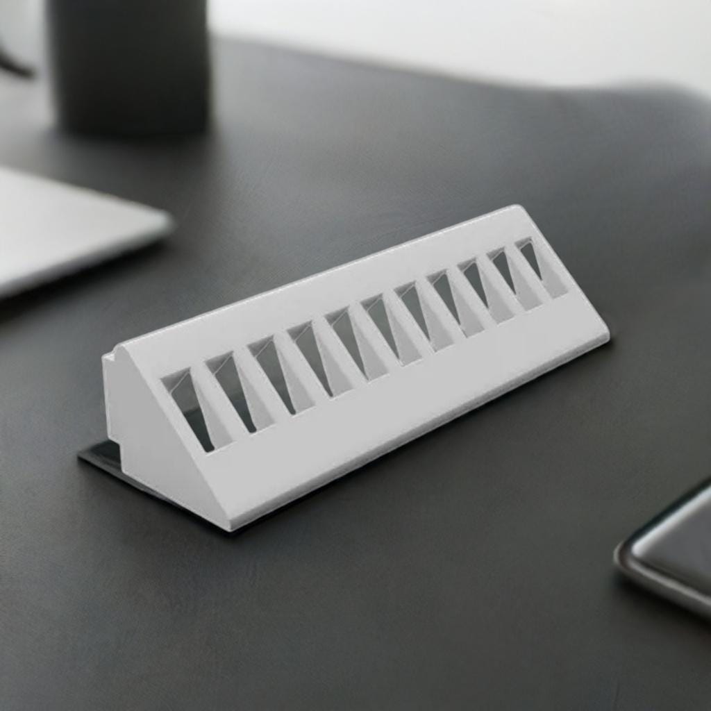 USB Flash Drive Storage Stand | Desktop Cable Organizer | Multi-Port USB Holder | Tech Desk Management | Office Hub - BatCountryCraftsUSA