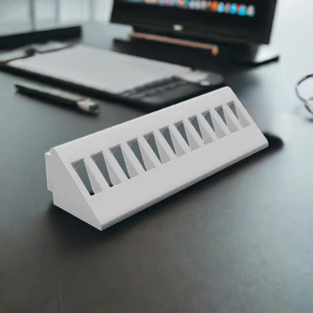 USB Flash Drive Storage Stand | Desktop Cable Organizer | Multi-Port USB Holder | Tech Desk Management | Office Hub - BatCountryCraftsUSA