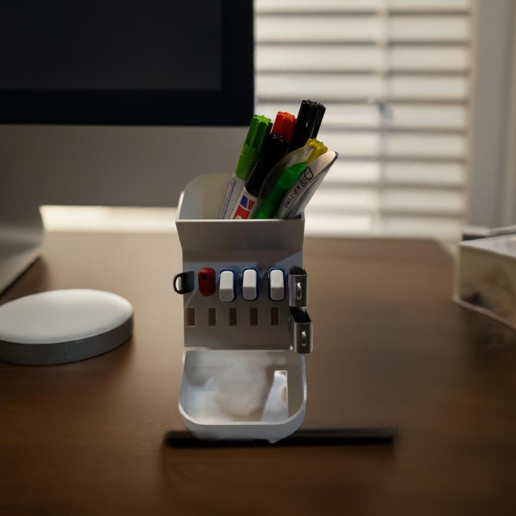 12-Slot USB Storage Unit | Desktop Flash Drive Organizer | Tech Hub Stand | Office USB Holder | Memory Stick Station - BatCountryCraftsUSA