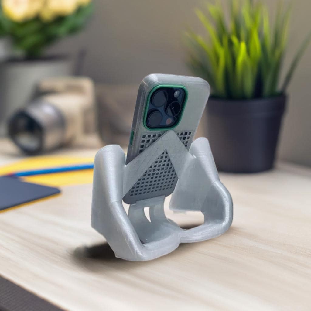 Phone Speaker Stand & Charger Dock | Natural Sound Amplifier | Desk Phone Holder | Audio Booster | Office Phone Stand - BatCountryCraftsUSA