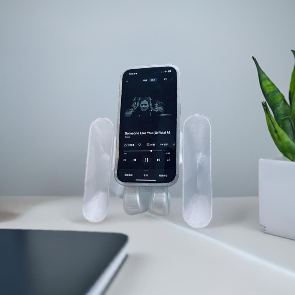 Phone Speaker Stand & Charger Dock | Natural Sound Amplifier | Desk Phone Holder | Audio Booster | Office Phone Stand - BatCountryCraftsUSA