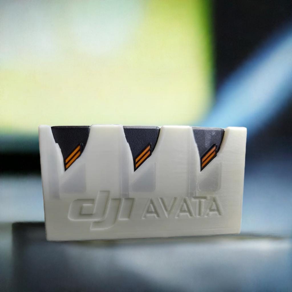 RC Avata FPV Battery Holder | Compact DJI Battery Storage Mount | Drone Battery Organizer | Safe Battery Storage System - BatCountryCraftsUSA