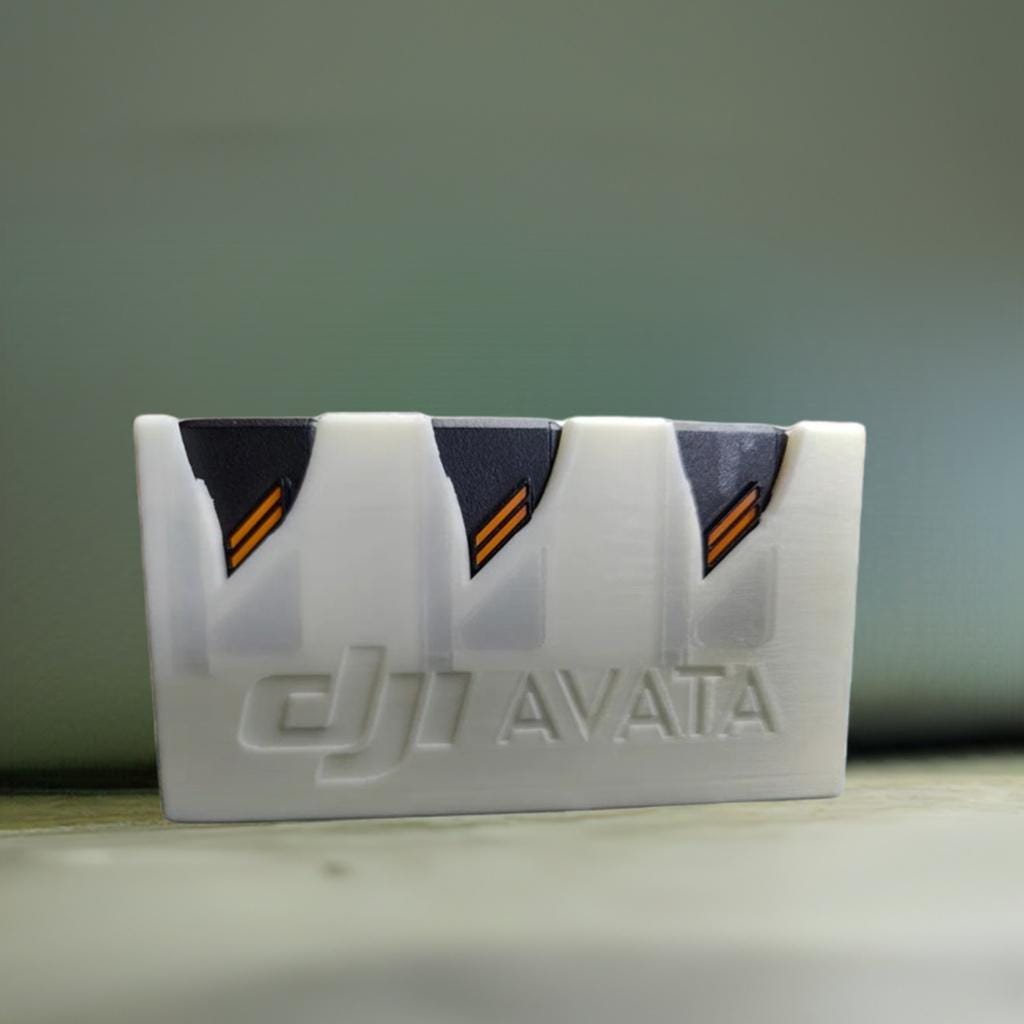 RC Avata FPV Battery Holder | Compact DJI Battery Storage Mount | Drone Battery Organizer | Safe Battery Storage System - BatCountryCraftsUSA