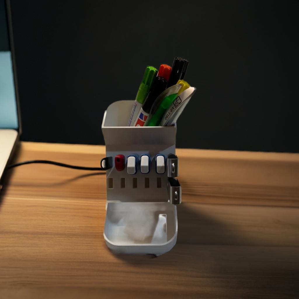 12-Slot USB Storage Unit | Desktop Flash Drive Organizer | Tech Hub Stand | Office USB Holder | Memory Stick Station - BatCountryCraftsUSA