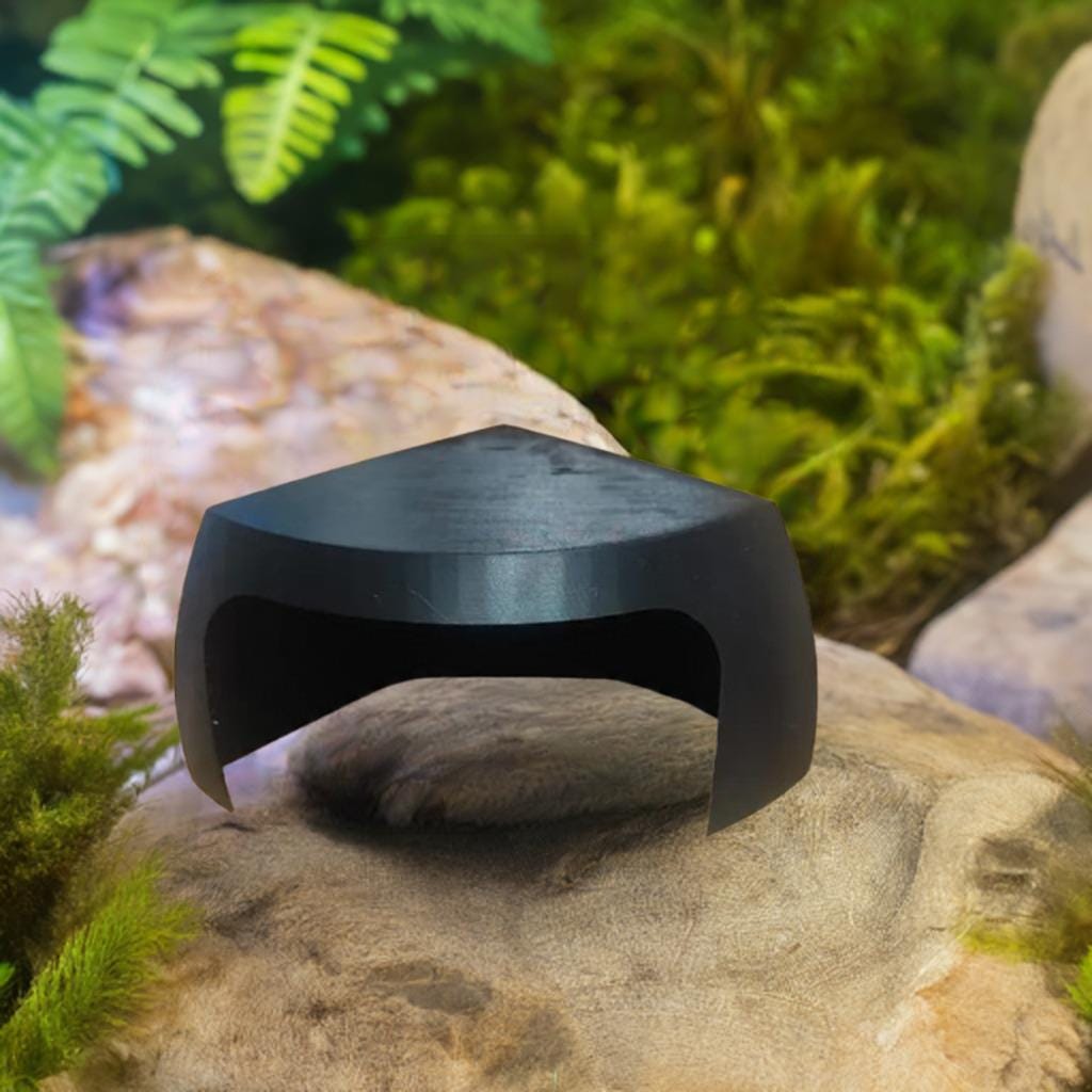 Terrarium Hide Cave | Reptile & Amphibian Shelter | Frog Hideout | Pet Habitat Decor | 200mm Animal Den - BatCountryCraftsUSA