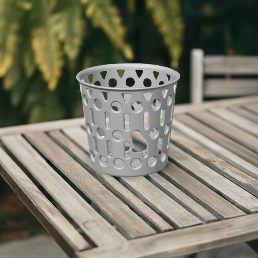 Decorative Orchid Pot Cover | Modern Plant Holder | Elegant Planter Sleeve | Ventilated Design | Indoor Garden Decor | Flower Display Stand - BatCountryCraftsUSA